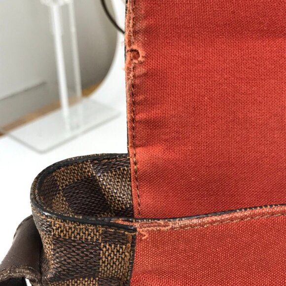 LOUIS VUITTON Authentic Brown Damier Canvas Shoulder Bag - Picture 16 of 16
